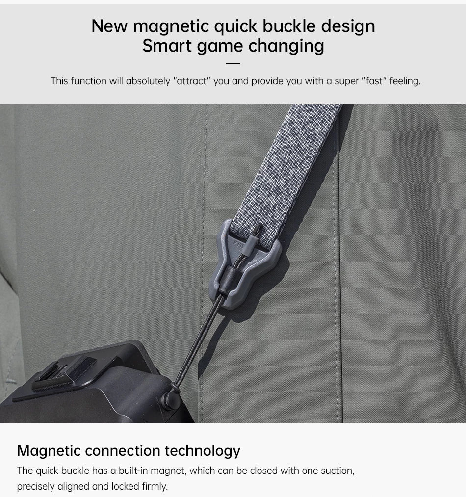 FALCAM Maglink Quick Magnetic Buckle Shoulder Strap Pro (Grey) 3145