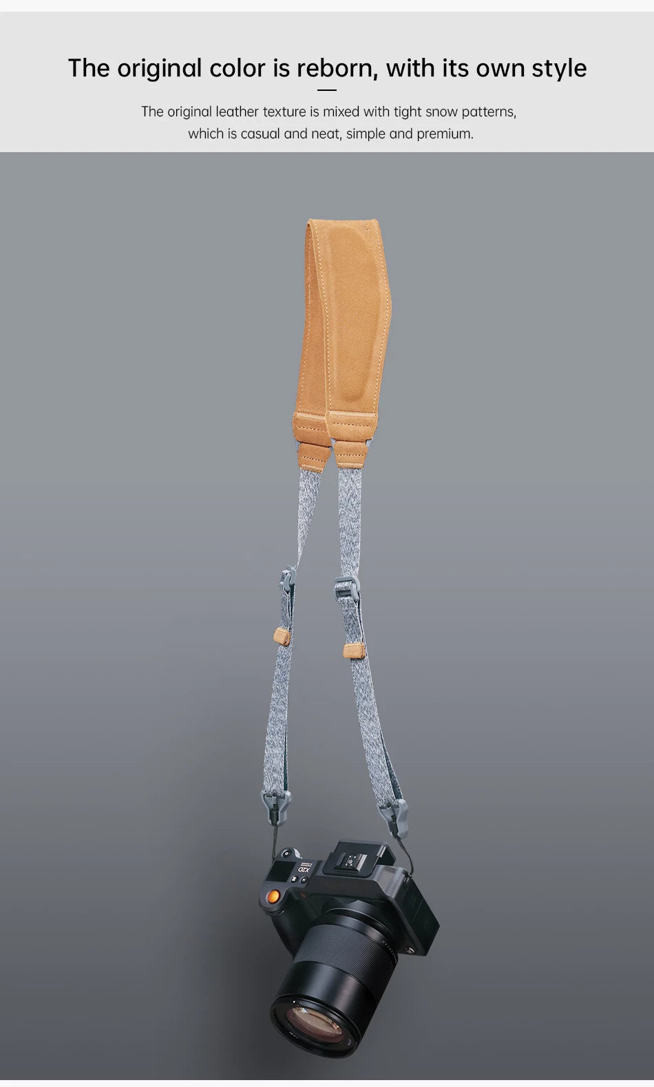 FALCAM Maglink Quick Magnetic Buckle Shoulder Strap Pro (Grey) 3145