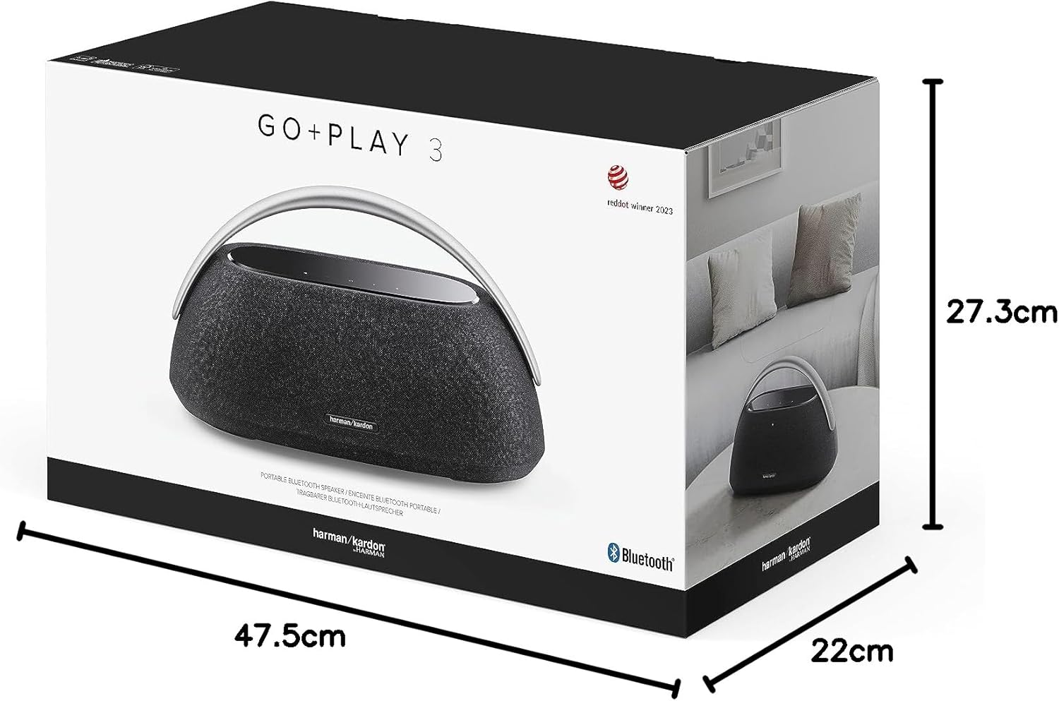 JBL Harman Kardon Go + Play 3 Black