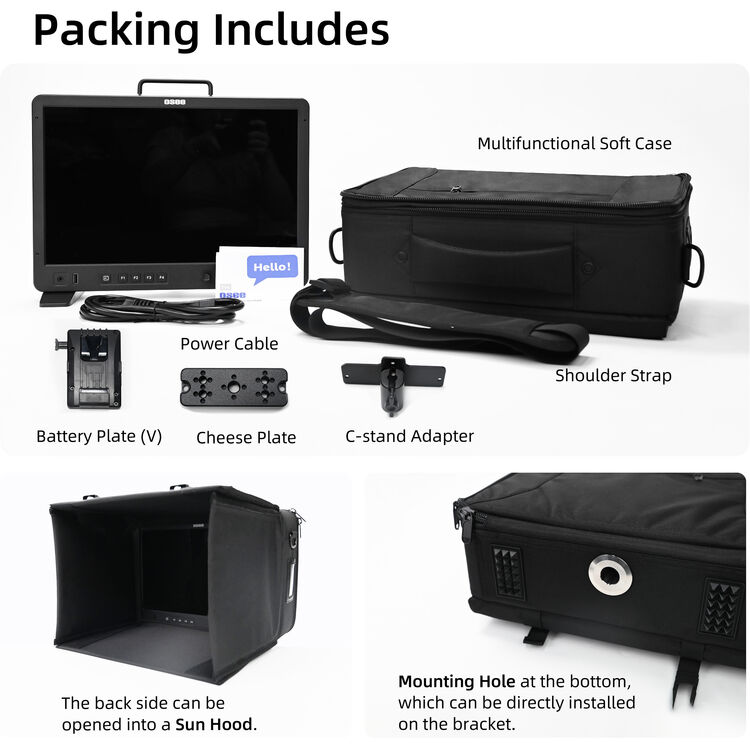 OSEE Mega 15S KIT Field & Production Monitors
