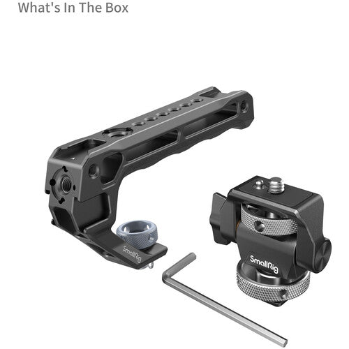 SmallRig Top Handle with Monitor Support Kit (Compatible with Cold Shoe) 5322
