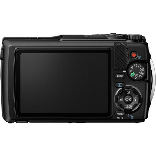 OM SYSTEM Tough TG-7 Digital Camera (Black) + OM SYSTEM OM SYSTEM PT-059 Underwater Housing for OM SYSTEM TG-7