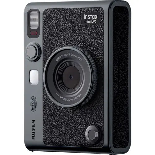 Fujifilm Instax Mini EVO Limited Edition Hybrid Instant Camera Bundle Dark Silver