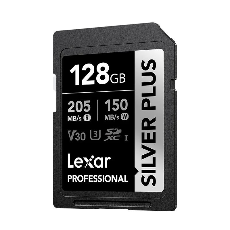 Lexar 128GB Professional SDXC SILVER PLUS UHS-I Memory Card 205MB/s
