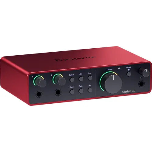 Focusrite Scarlett 2I2 USB-C Audio Interface (4th Generation)
