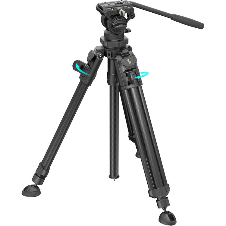 SmallRig Lightweight Video Carbon Fiber Tripod Kit AD-50 Pro 4420
