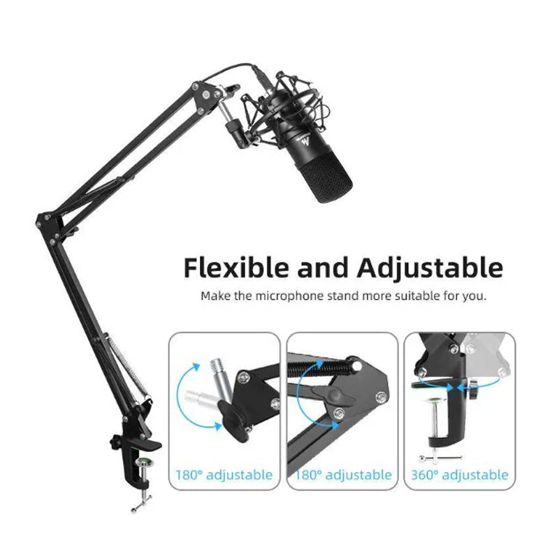 Maono BA20 Microphone Arm Stand - Hitam