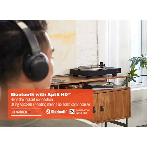 JBL Spinner BT Bluetooth Turntable Gold