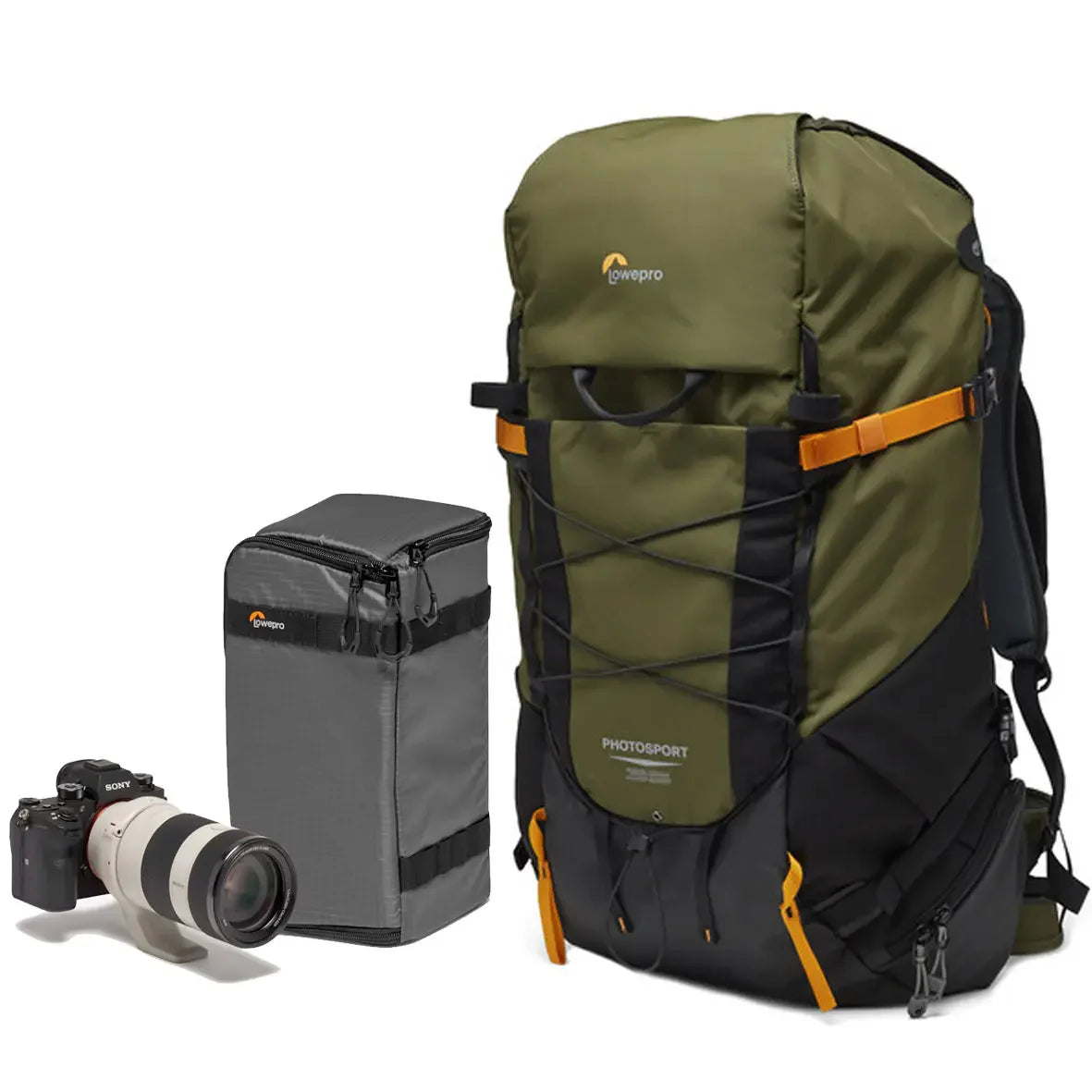 Lowepro PhotoSport X Backpack 35L AW + GEARUP PRO CAMERA BOX L II