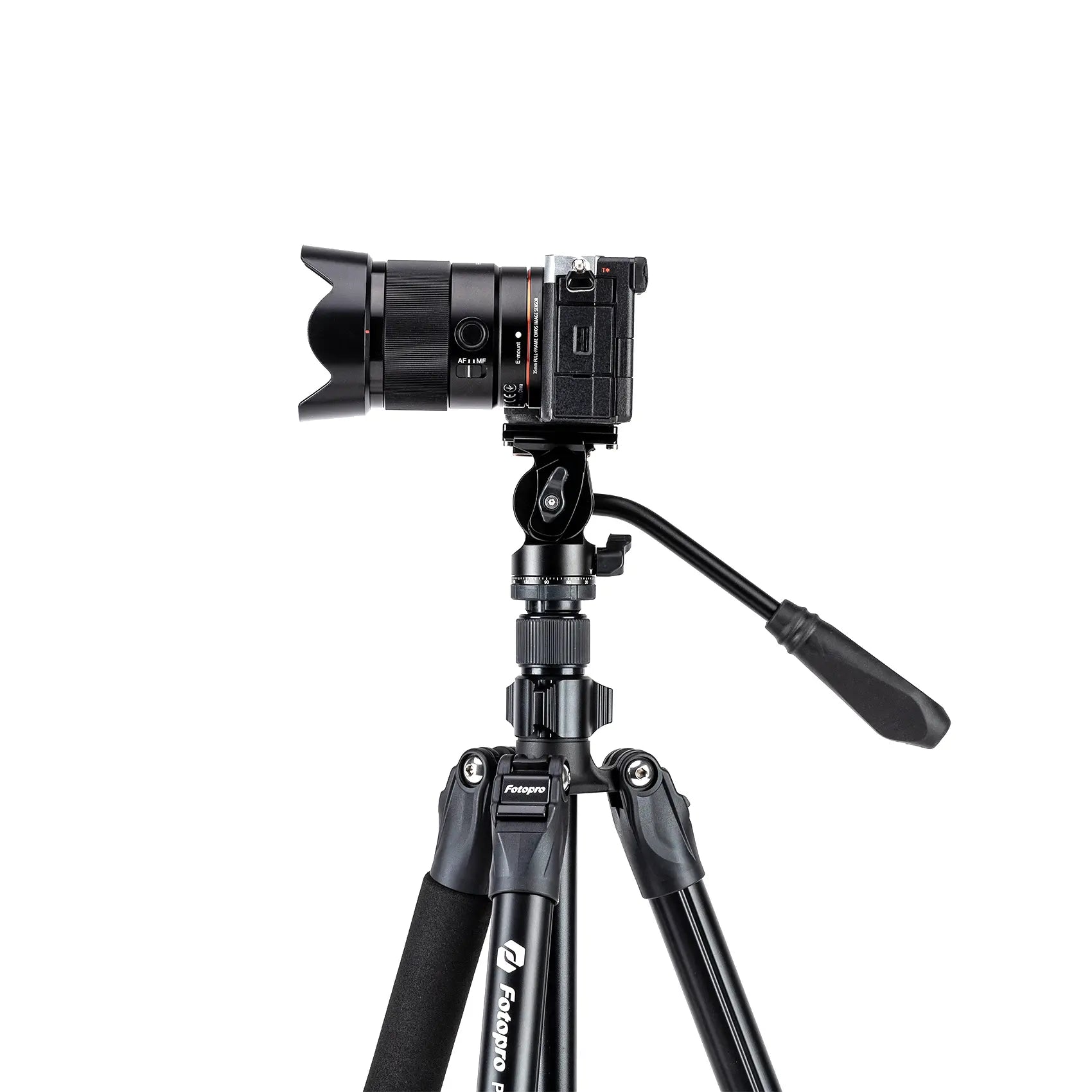 Fotopro Tripod PD-5+ + MH-2A Video Black