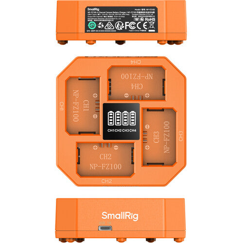 SmallRig NP-FZ100 4-Channel Camera Battery Charger 4839