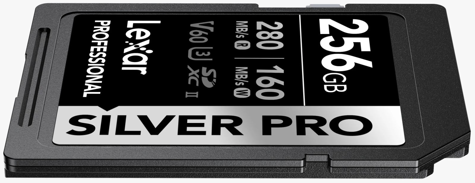 Lexar 256GB Professional SDXC SILVER PRO UHS-II Memory Card 280MB/s