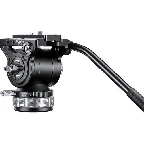Leofoto BV-15 70mm Fluid Video Head with PU-100D 100x38mm QR Plate