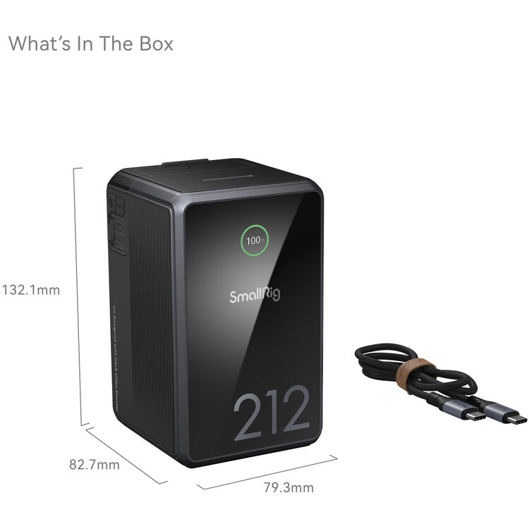 SmallRig x Caleb Pike VB212 mini V Mount Battery 4293