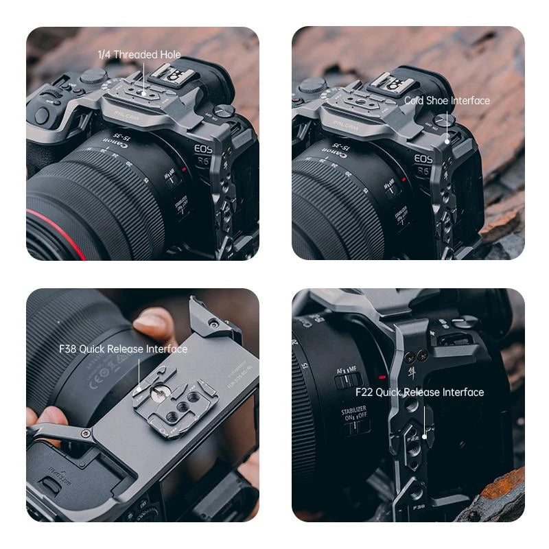Falcam F22/F38 Canon Quick Release Camera Cage (FOR EOS R5/R62634