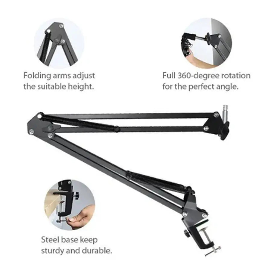 Maono BA20 Microphone Arm Stand - Stand Mic - Putih