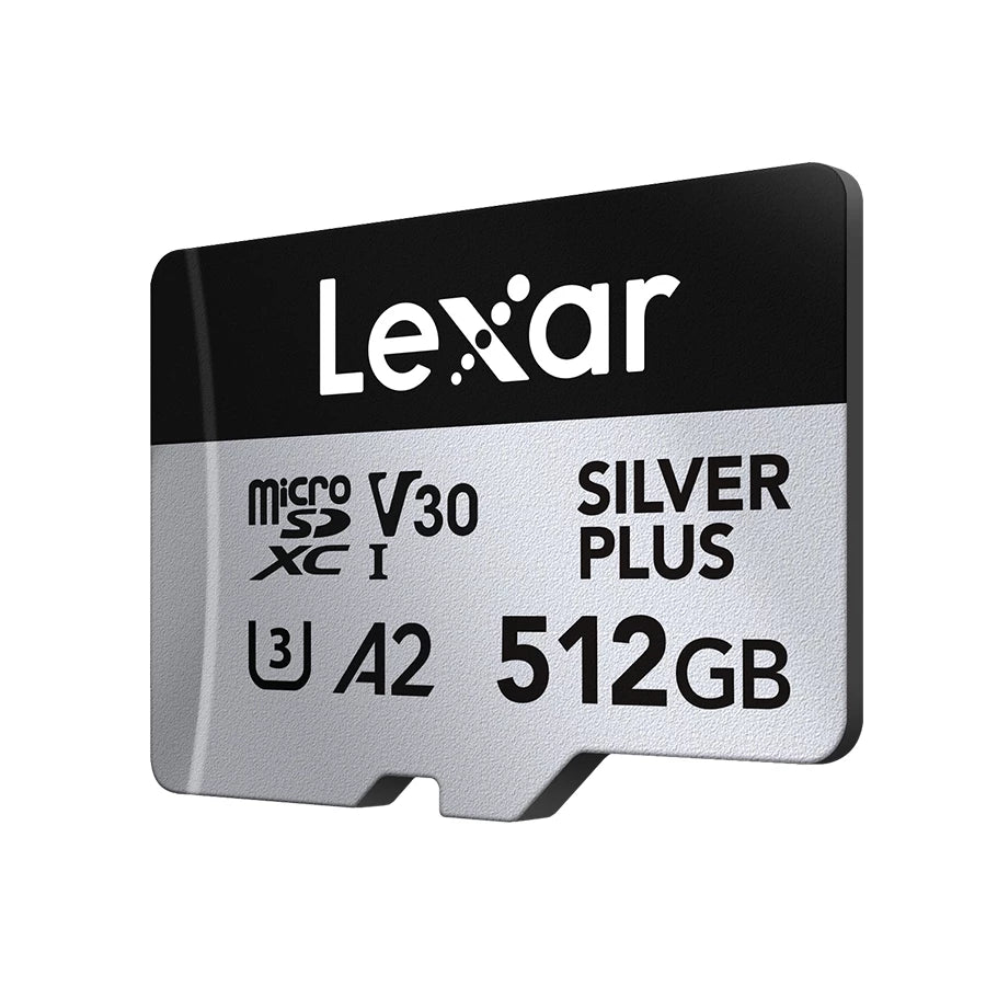 Lexar 512GB Silver Plus microSDXC UHS-I 205MB/s