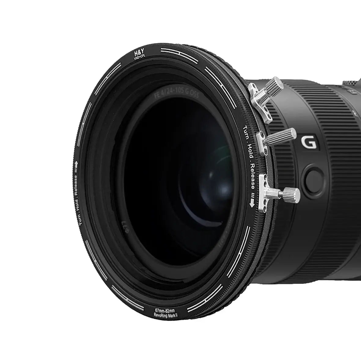 H&Y REVORING Variable Neutral Density ND3-1000 + Circular Polarizer 67-82mm Mark II RNC82-II