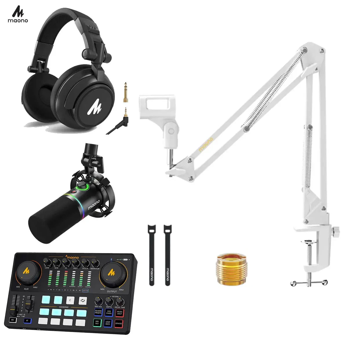 Maono Streamming Set 1 (Maono E2 + PD200X + MH601 + BA20)
