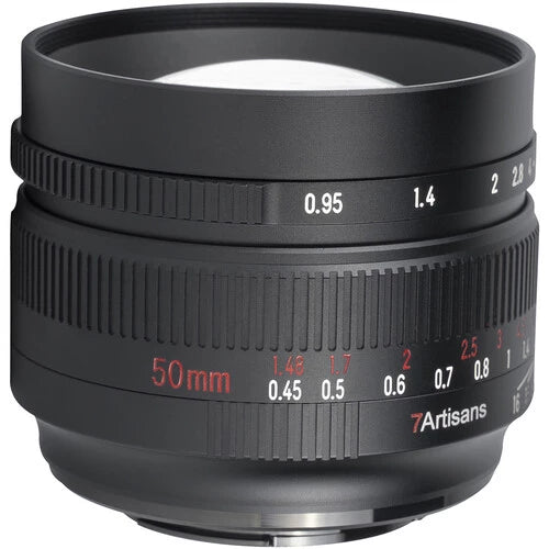 7Artisan 50mm F0.95 Fuji FX Mount (Black)
