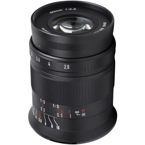 7Artisan 60mm F2.8 Macro Mark II for Canon EOS-M Mount (Black)