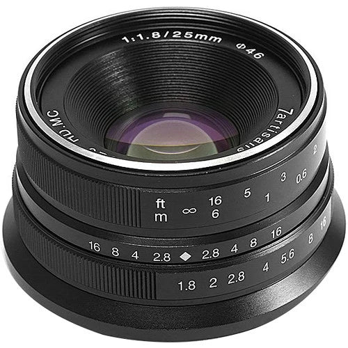7Artisan 25mm F1.8 Sony E Mount (Black)