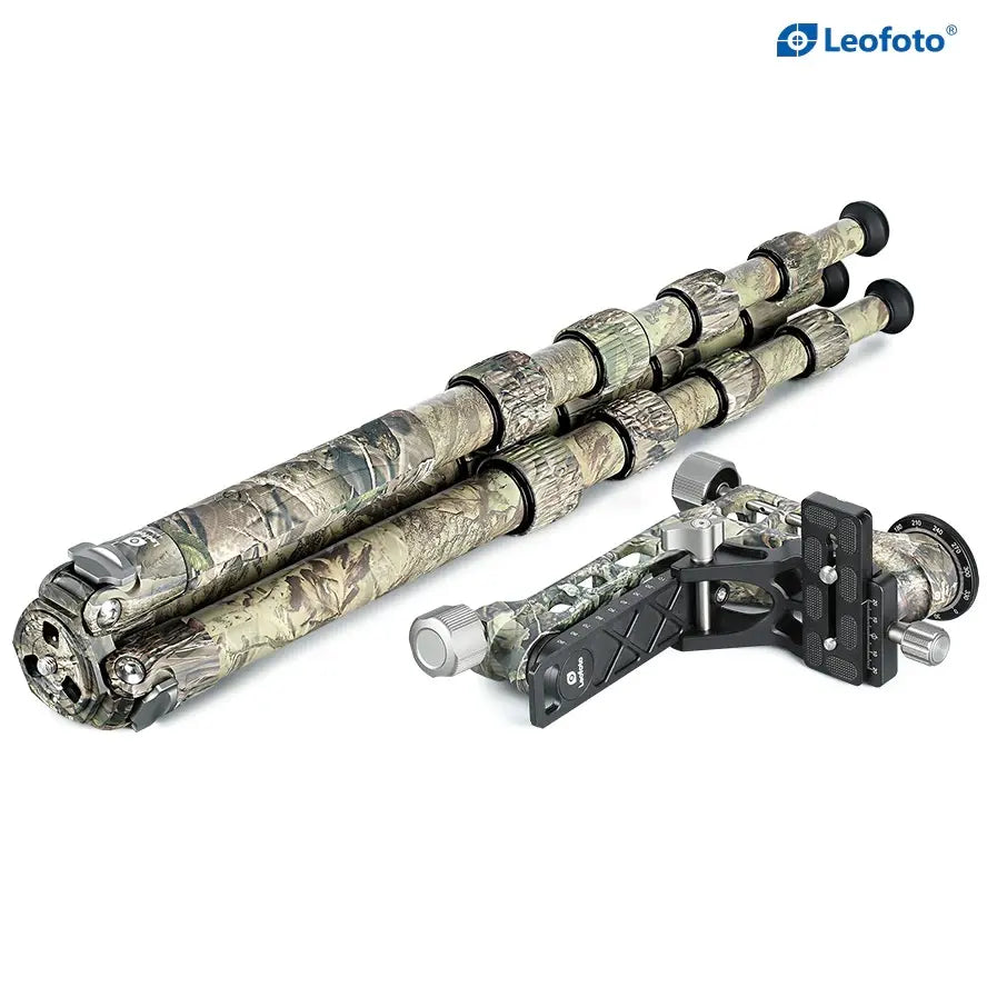 Leofoto LS365 with PG1 Tripod Full Camouflage Carbon Fiber with Gimbal Head