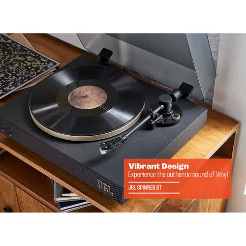 JBL Spinner BT Bluetooth Turntable Gold
