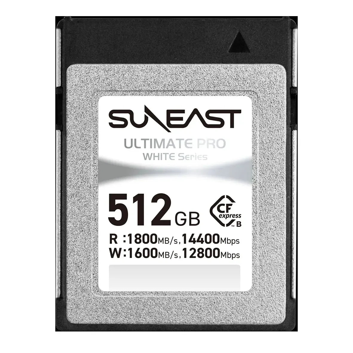 Suneast CF Express Type B White 512GB 1800MB/s Read, 1600MB/s Write, 820Mb/s Min Sustain Transfer Speed