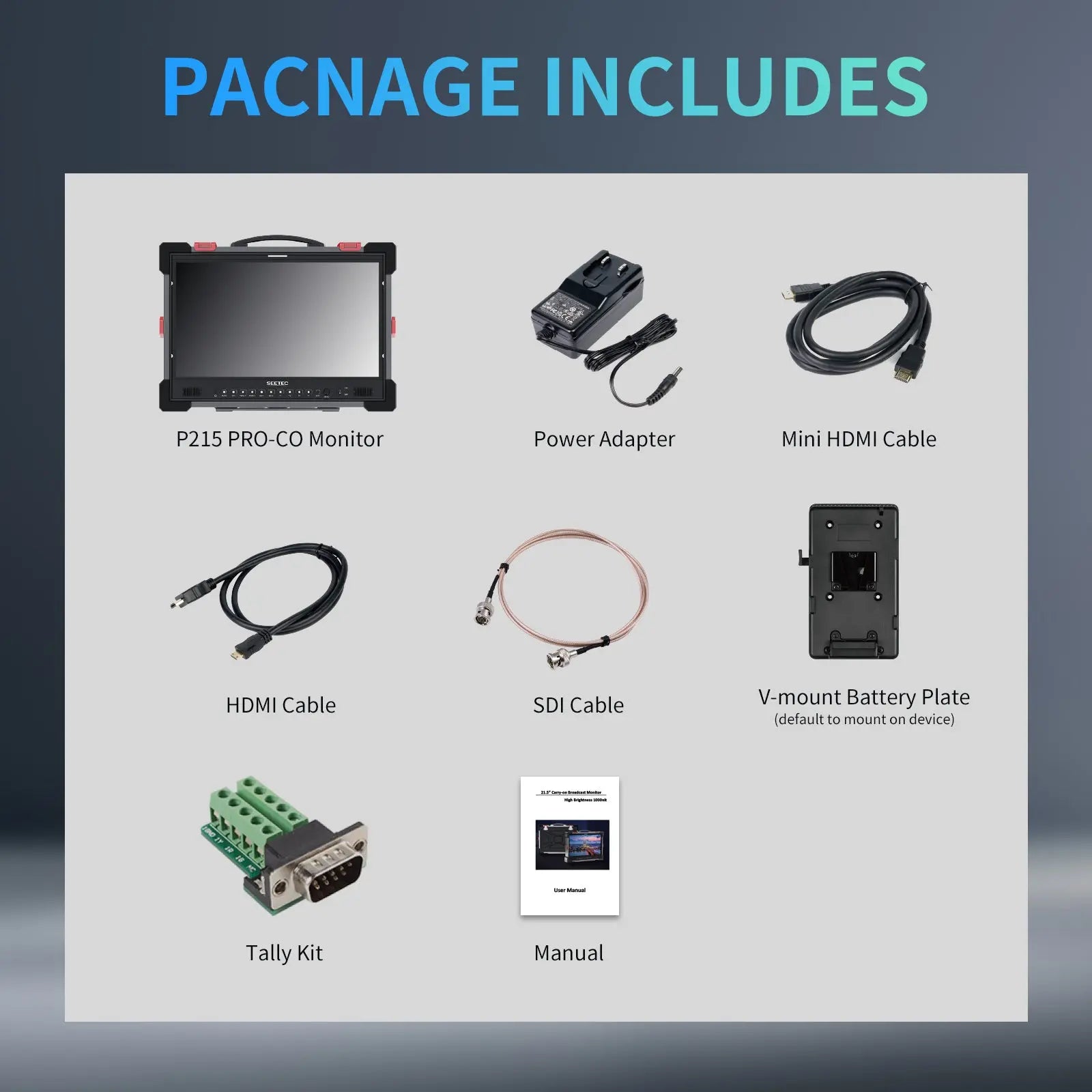 FeelWorld P215 PRO-CO 21.5" High-Bright Broadcast Monitor