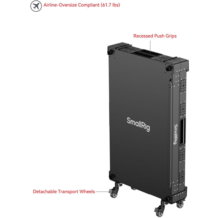 SmallRig 36 Inch Lightweight Video Production Camera Cart MD4573