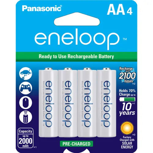 Eneloop Quick Charger + 4pcs battery AA rechargeable 2000mAh