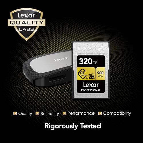 Lexar 320GB Professional CFexpress Type A Memory Card include Card Reader LRW530