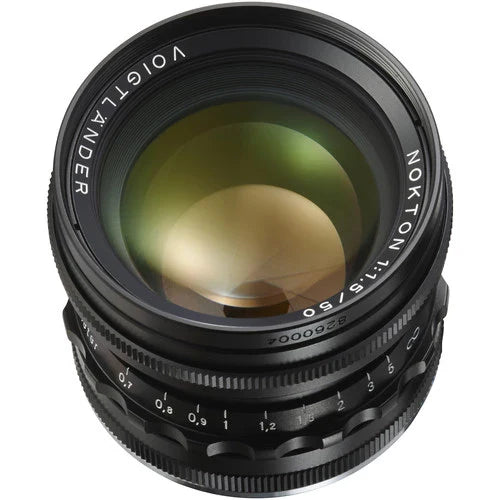 Voigtlander Nokton 50mm f1.5 Aspherical Lens (Black)