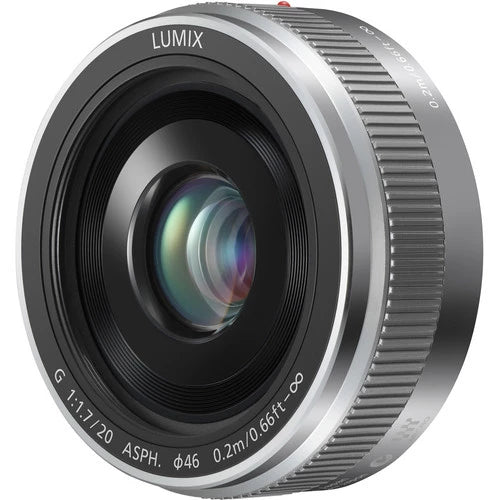Panasonic Lumix G 20mm f1.7 II ASPH Lens (Silver)
