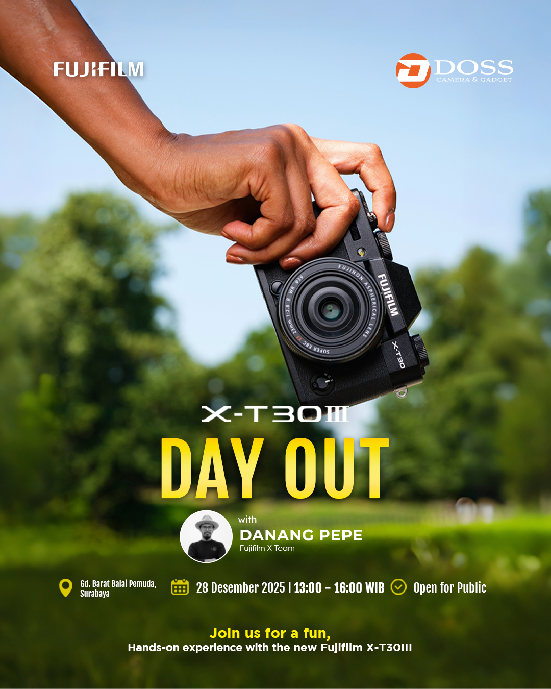 SBY-Day Out bareng Fujifilm X-T30 II