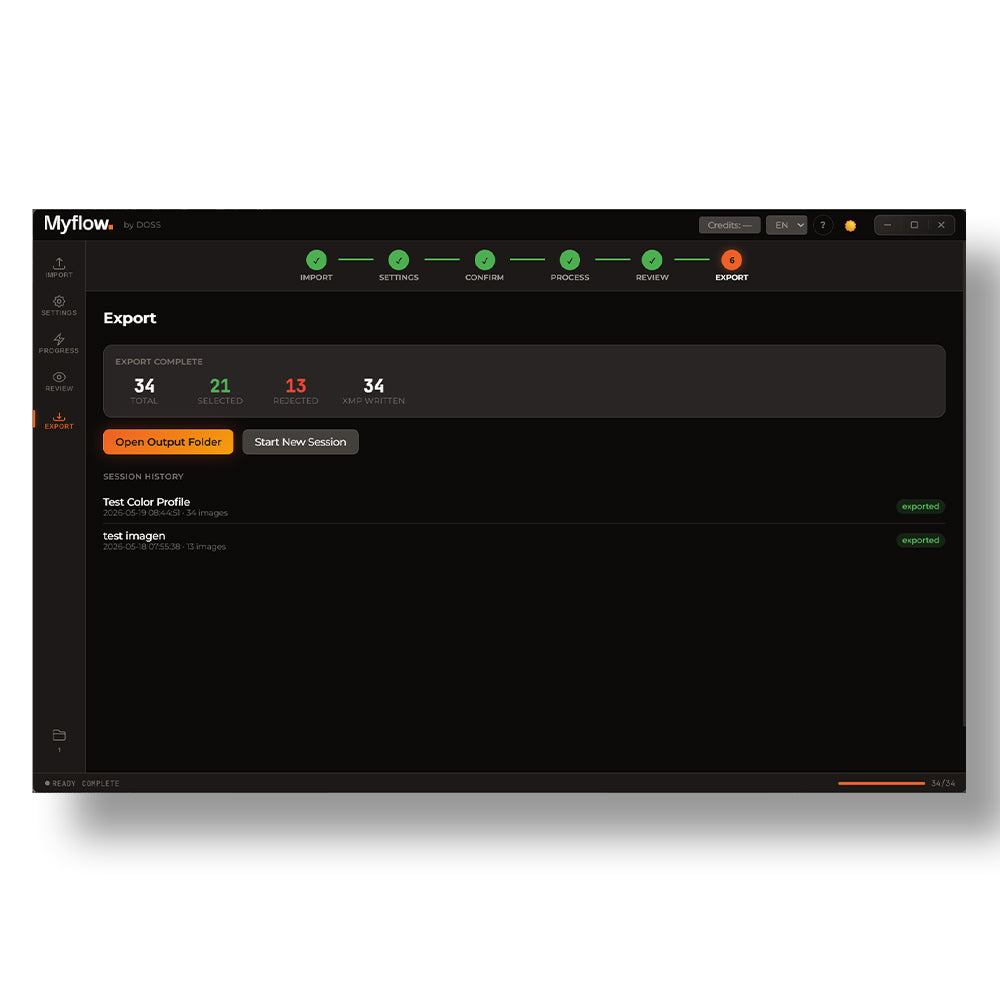 Voucher MyFlow by DOSS - 300 Credits
