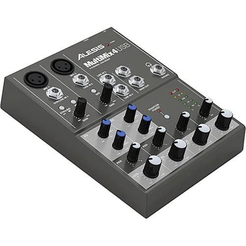 MIXER AUDIO ALESIS MULTIMIX 4 USB FX PRO TOOLS ALESIS MULTI MIX 4 USB
