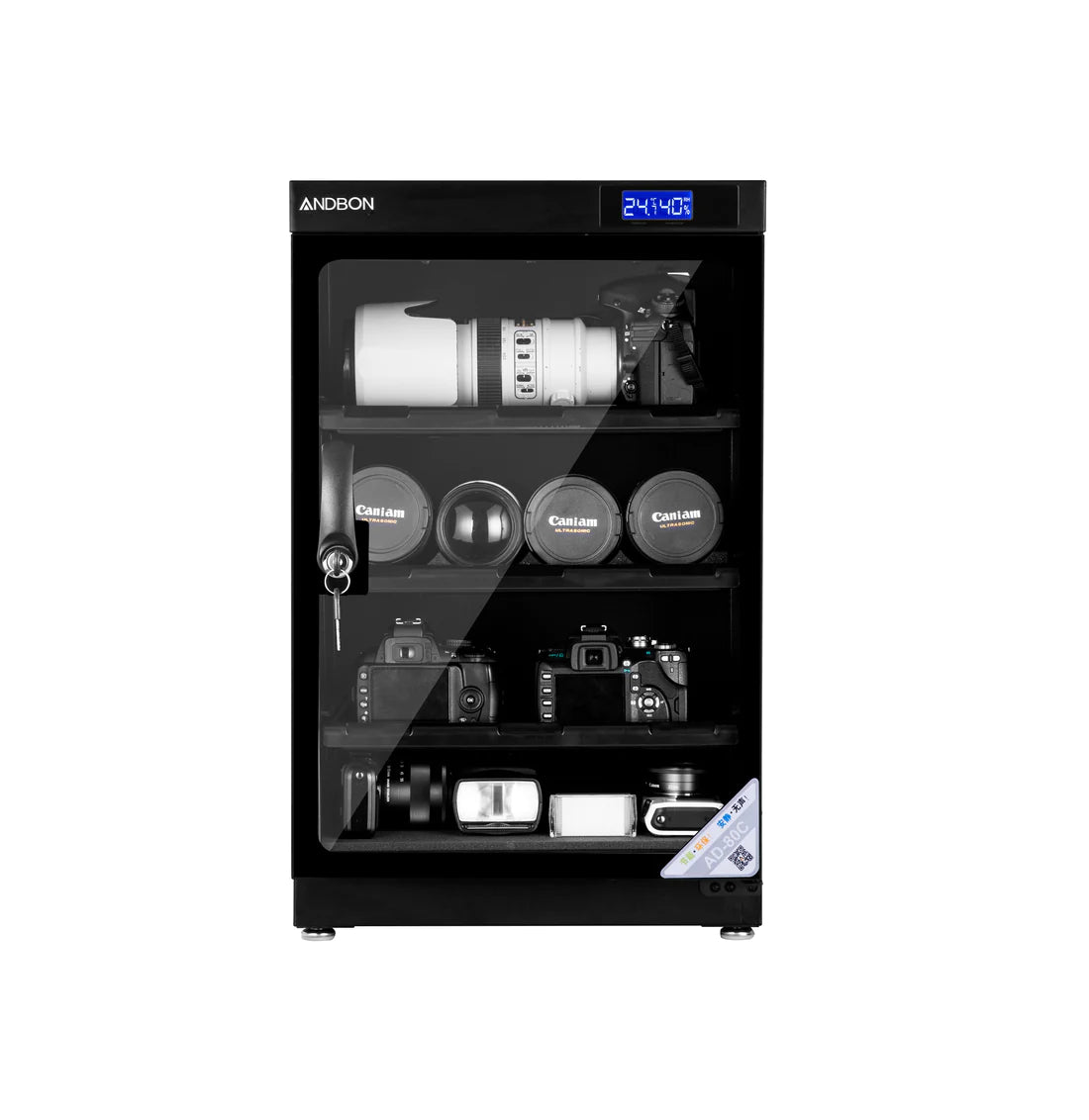 Andbon AD-80C | Electric Dry Cabinet With LED Screen 80L