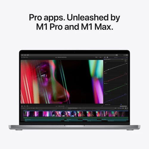 Apple 14-inch MacBook Pro: Apple M1 Pro chip with 8core CPU and 14core GPU, 512GB SSD Space Grey MKGP3ID/A