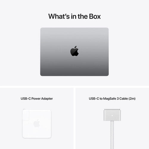 Apple 14-inch MacBook Pro: Apple M1 Pro chip with 8core CPU and 14core GPU, 512GB SSD Space Grey MKGP3ID/A