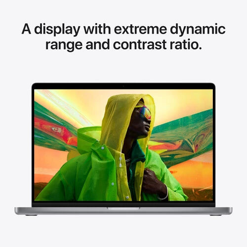 Apple 14-inch MacBook Pro: Apple M1 Pro chip with 8core CPU and 14core GPU, 512GB SSD Space Grey MKGP3ID/A