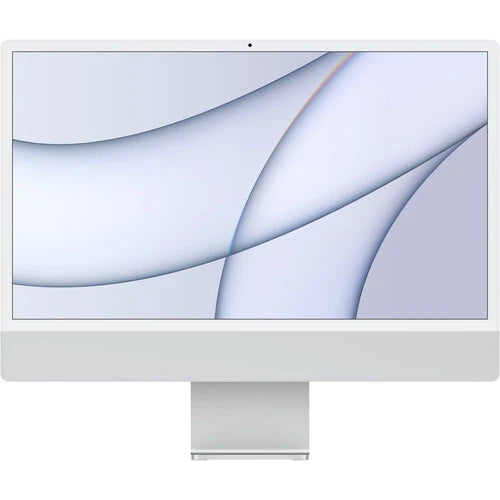 Apple iMac 24 Inch M1 chip  with Retina 4.5K display with 8core CPU and 8core GPU, 512GB Silver MGPD3ID/A