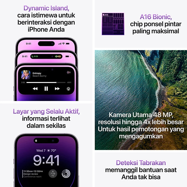 Apple Iphone 14 Pro Max 256 GB Deep Purple MQ9X3PA/A