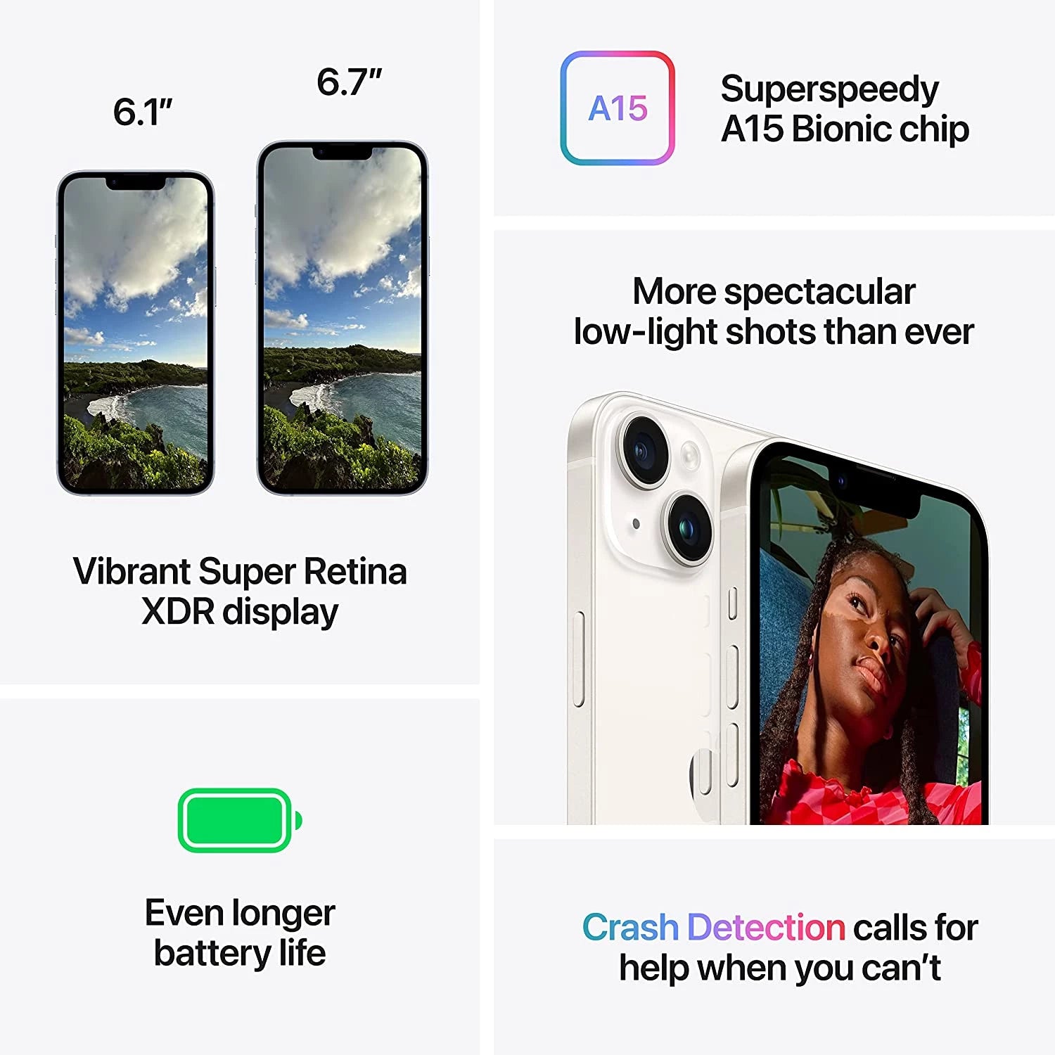 Apple iPhone 14 128GB Purple MPV03PA/A