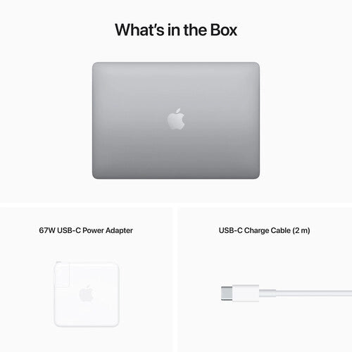 Apple MacBook Pro M2 13Inch M1 8-Core CPU and 10-Core GPU 256GB SSD Space Grey - MNEH3ID/A