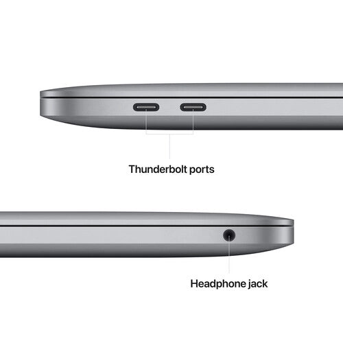 Apple MacBook Pro M2 13Inch M1 8-Core CPU and 10-Core GPU 256GB SSD Space Grey - MNEH3ID/A
