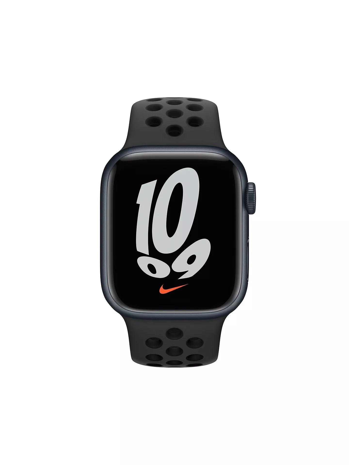Apple Watch Nike Series 7 GPS, 41mm Midnight Aluminium Case with Anthr