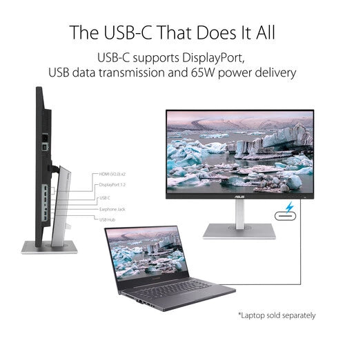 ASUS ProArt Display PA279CV 27 4K HDR UHD (3840 x 2160) Monitor, IPS, 100% sRGB