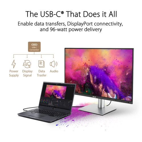 ASUS ProArt Display PA279CRV 27 4K HDR Professional Monitor - IPS, UHD (3840 x 2160), 99% DCI-P3/Adobe RGB